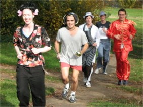 People on a Fun Run